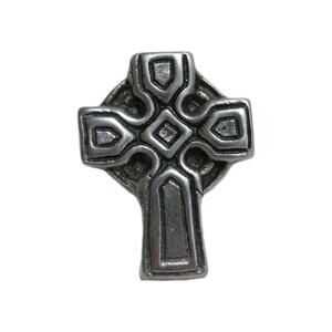 Vtg A La Carte #173 Pewter Cross Made In Mexico signed Nov. 01 3' x 2.5